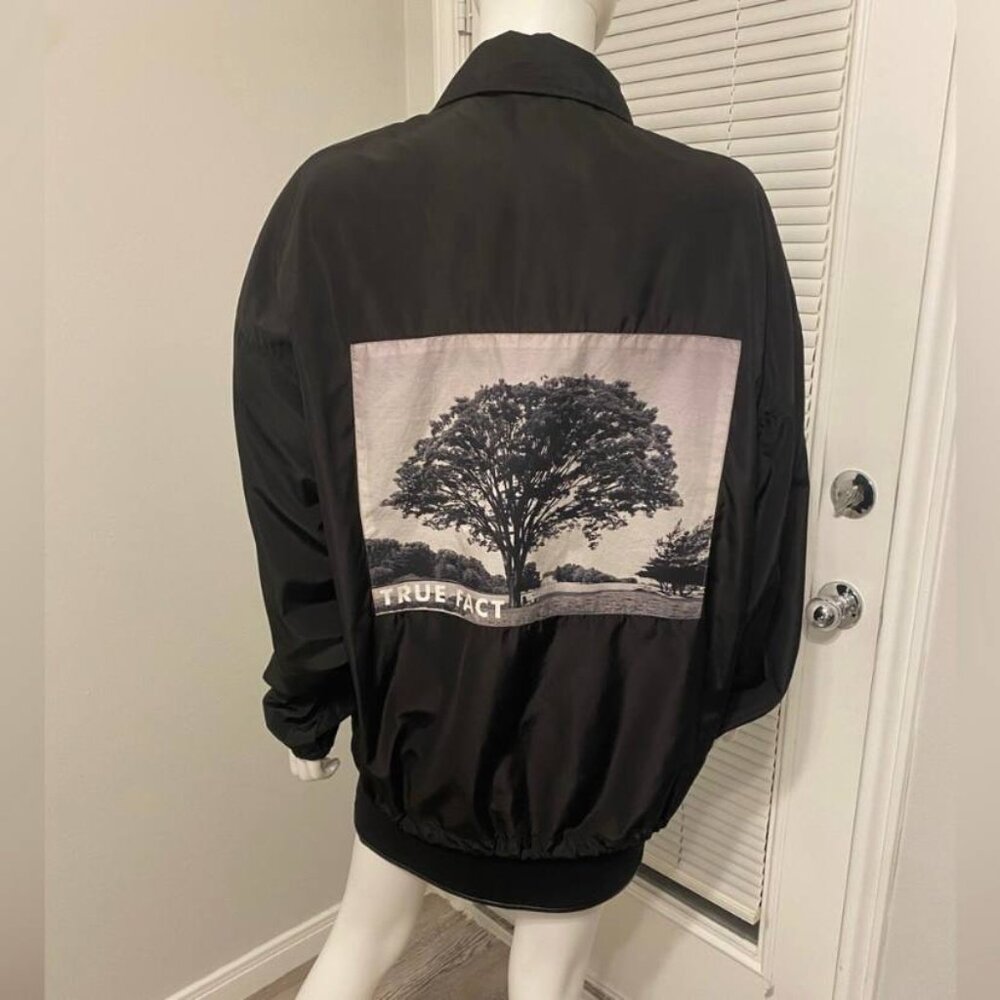 Zara Treeview Graphic Button-Up Jacket Sz L